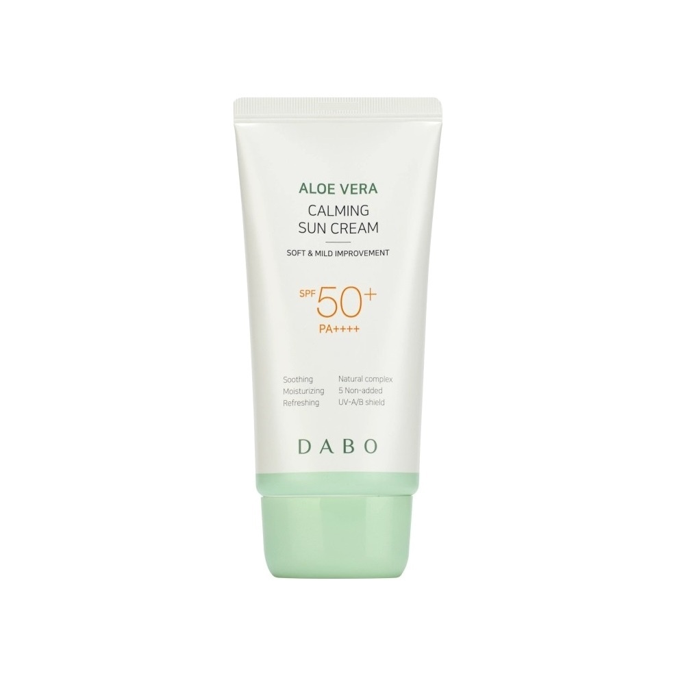 Солнцезащитный крем успокаивающий с алоэ вера SPF50+ PA+++