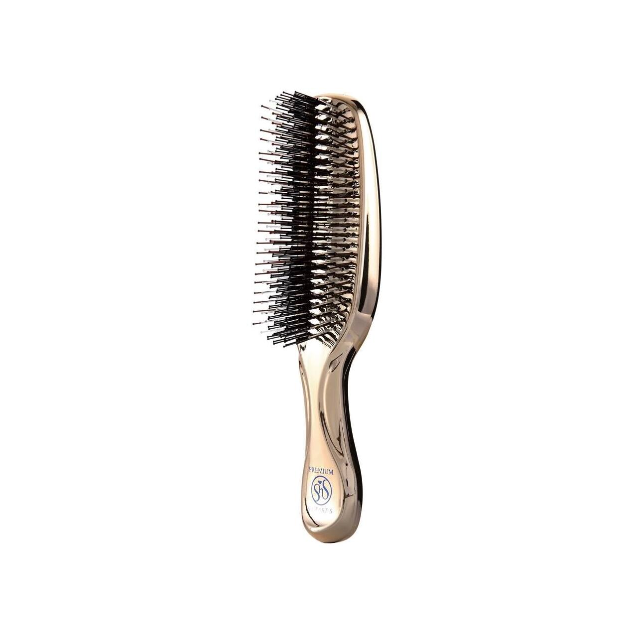 Щетка для волос массажная Scalp Brush Premium+Long Золото VISAGEHALL