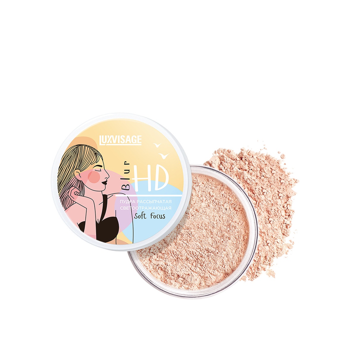 Пудра рассыпчатая светоотражающая HD Blur Soft Focus купить в VISAGEHALL