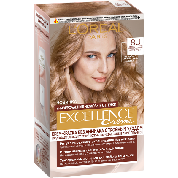 Крем-краска для волос без аммиака Excellence Crème купить в VISAGEHALL