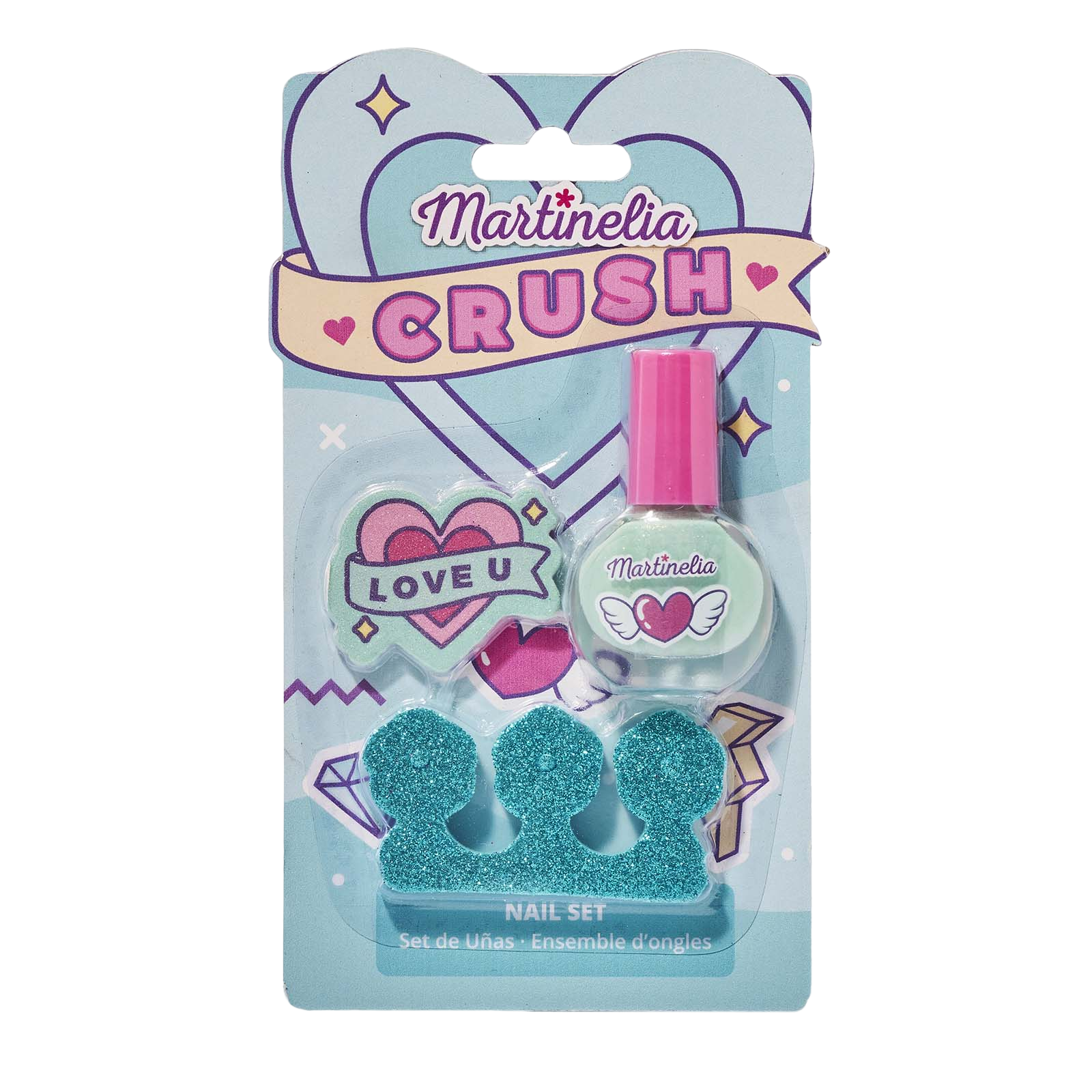 Набор-мини для девочек для ногтей Crush Голубой купить в VISAGEHALL