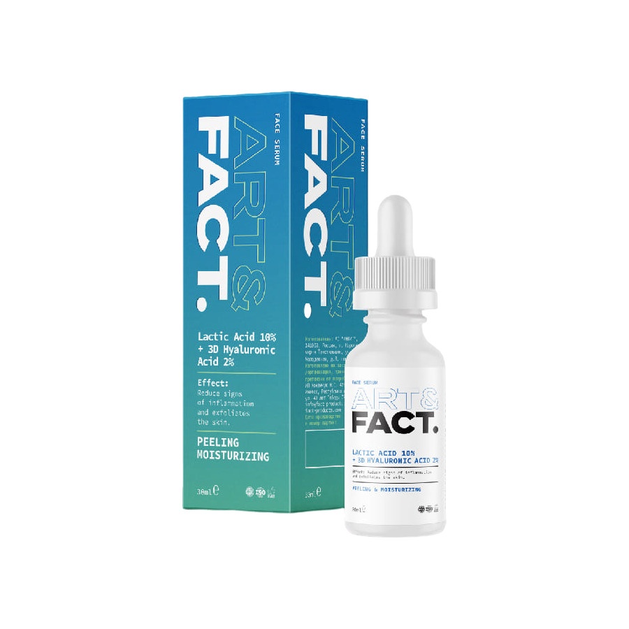 Сыворотка пилинг для лица с молочной кислотой Lactic Acid 10% + 3D Hyalur Acid 2%