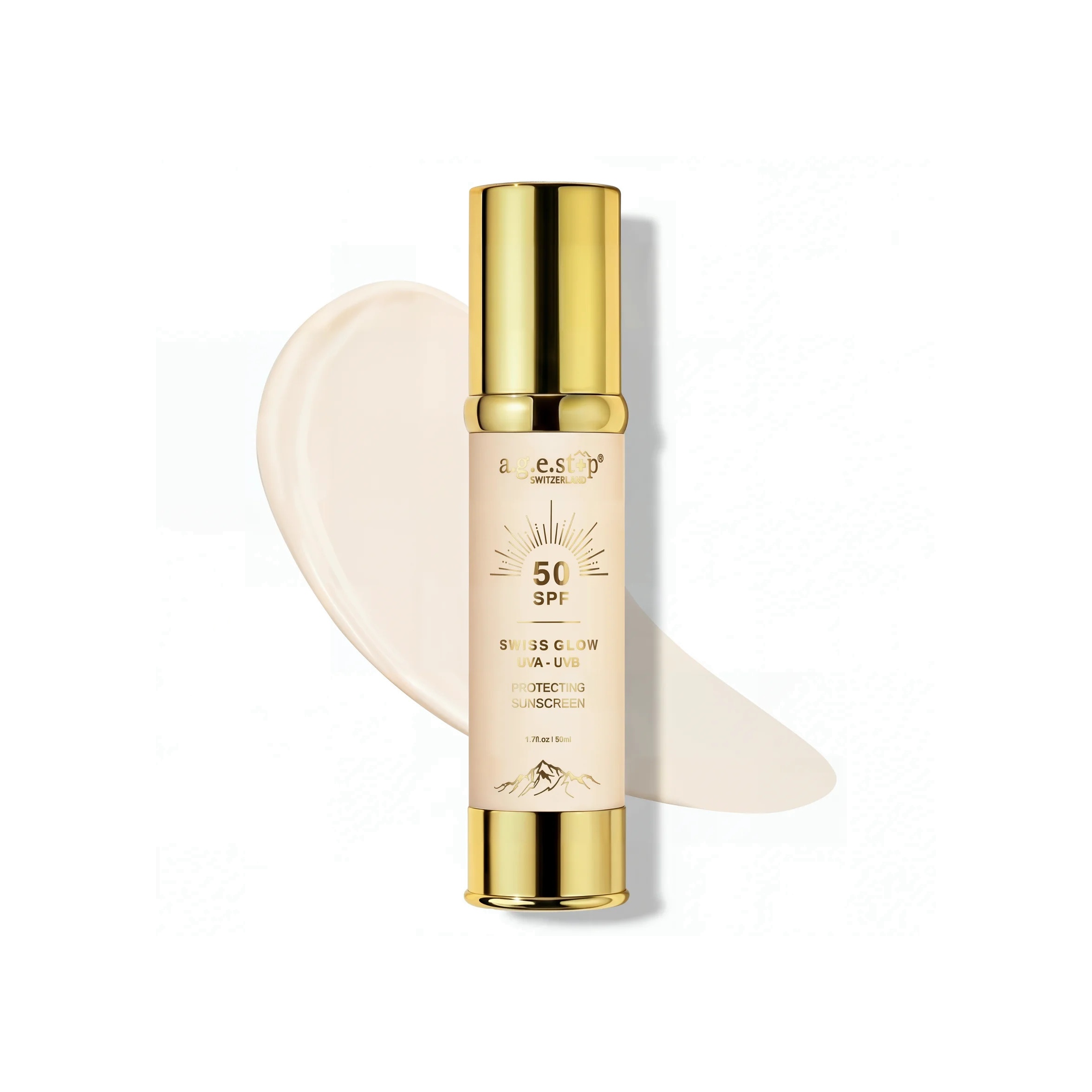 Солнцезащитный крем-флюид Swiss Glow UVA-UVB Protecting Sunscreen SPF50