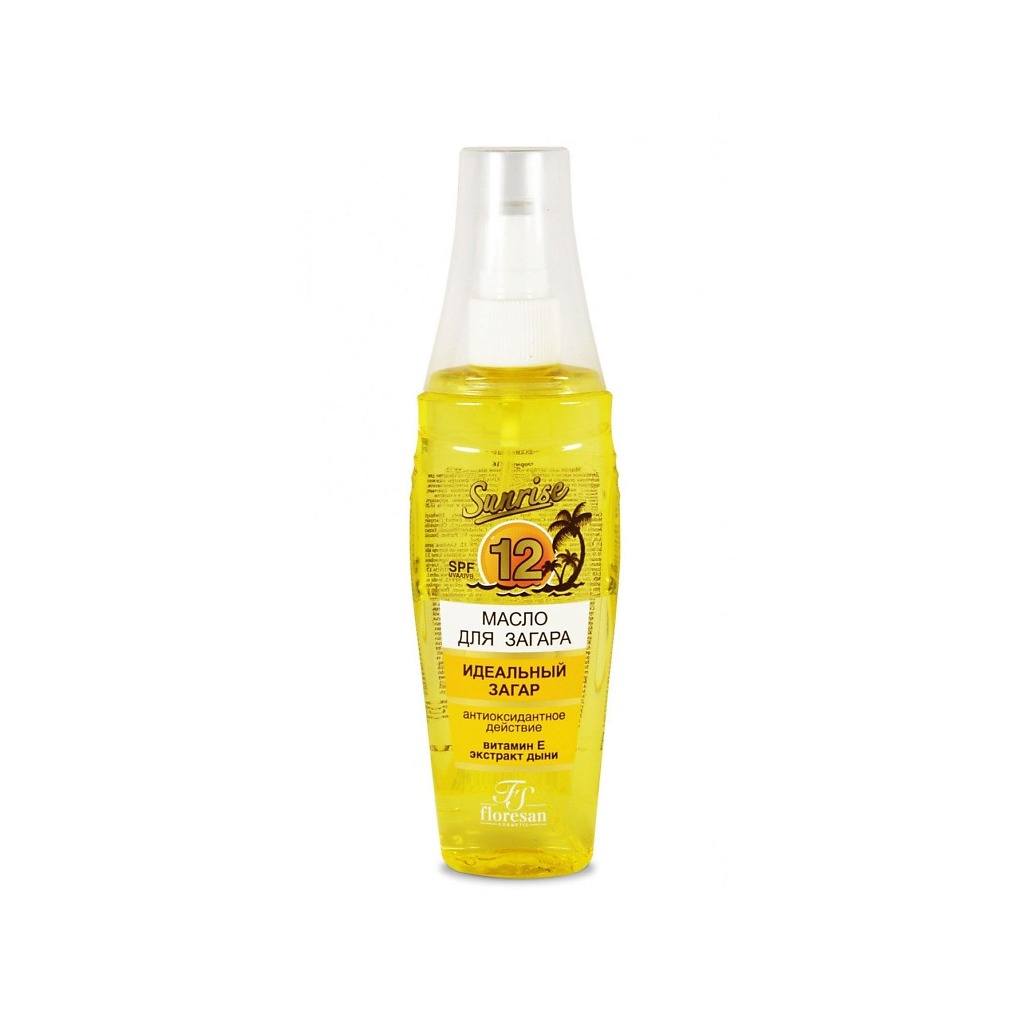 Масло для загара Янтарная дыня SPF 12