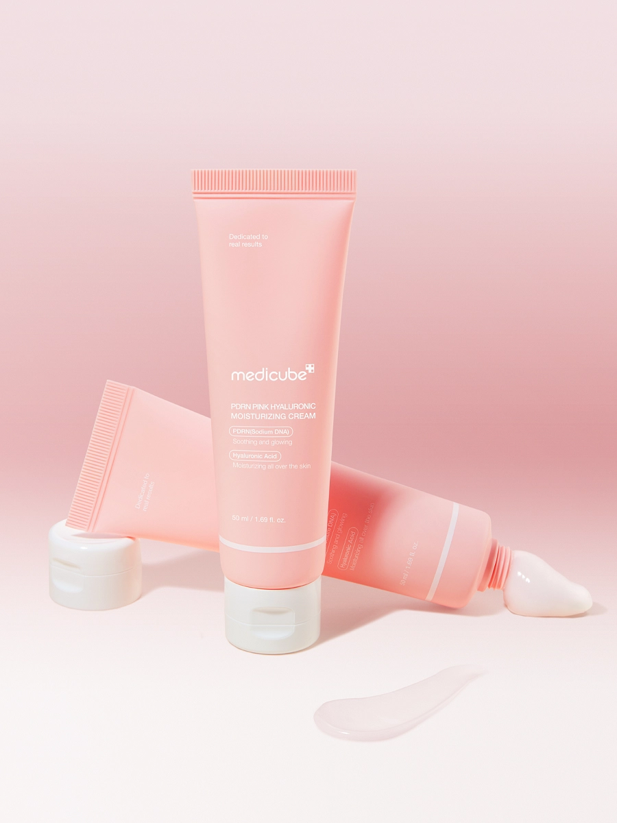 Крем для лица пептидный с PDRN Pink Hyaluronic Moisturizing Cream