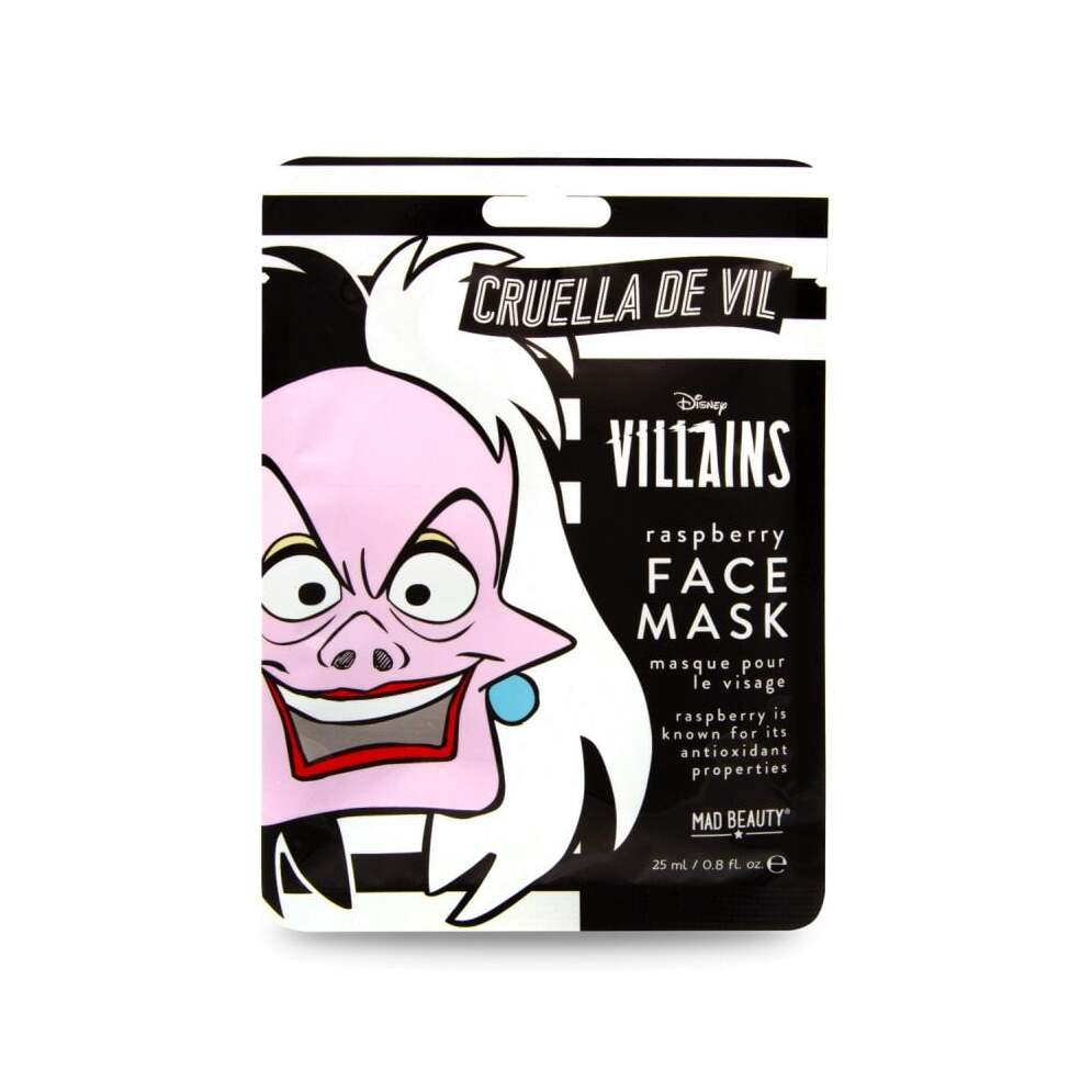 Маска для лица увлажняющая Cruella Disney Villains магазин VISAGEHALL являющийся официальным дистрибьютором в России