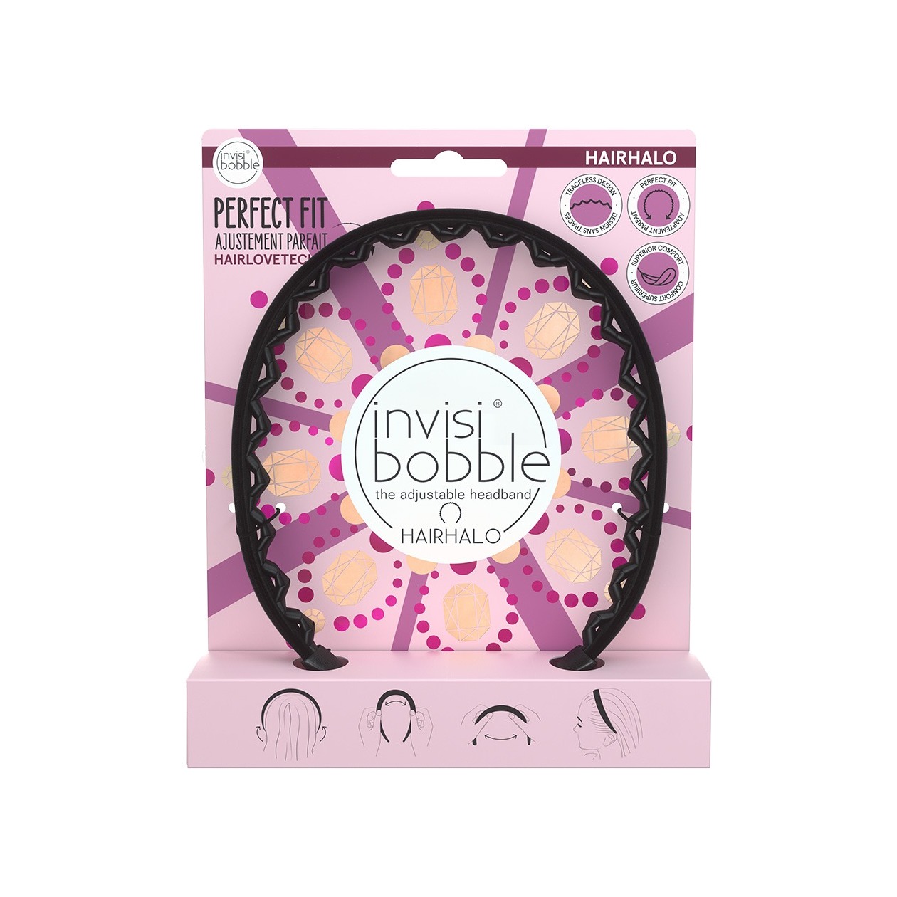 Ободок Hairhalo British Royal Crown and Glory магазин VISAGEHALL являющийся официальным дистрибьютором в России