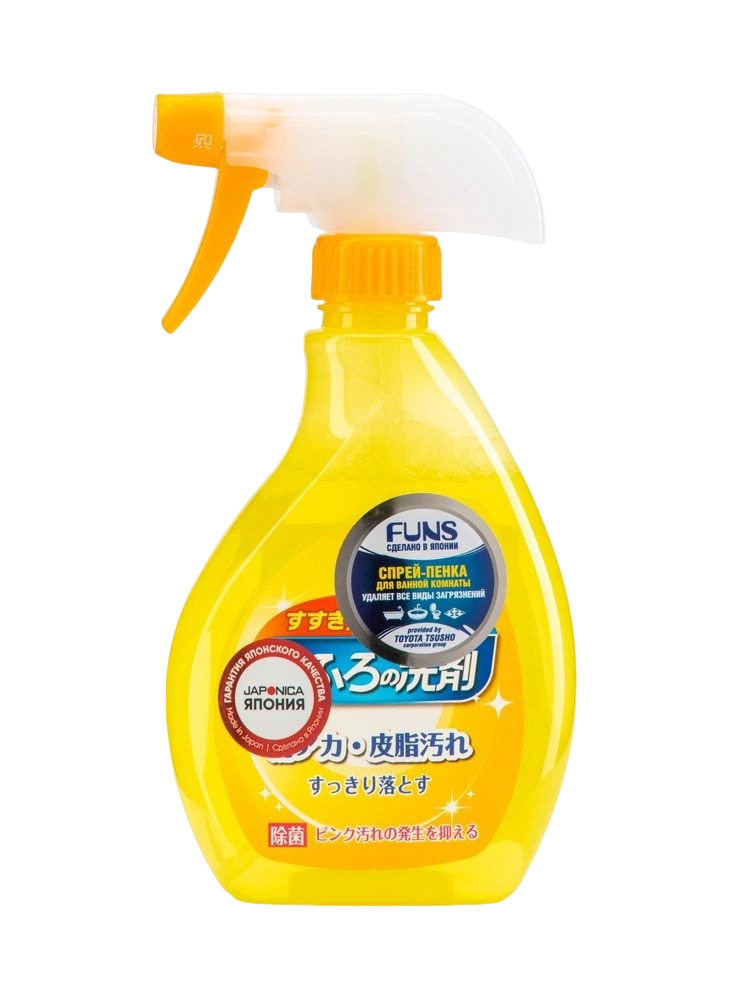 Спрей-пенка чистящая для ванной комнаты с ароматом апельсина и мяты