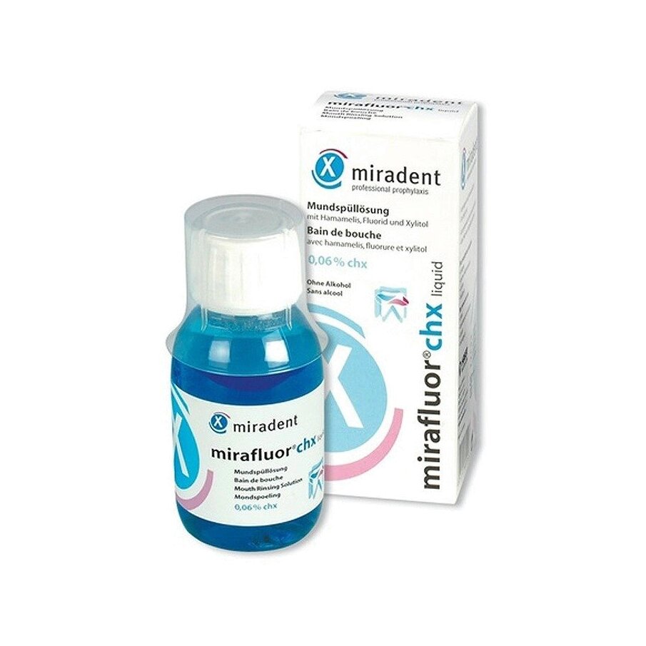Ополаскиватель для полости рта с хлоргексидином Miradent Mirafluor VISAGEHALL