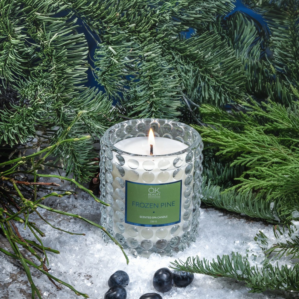 Спа-свеча ароматическая Frozen Pine VISAGEHALL