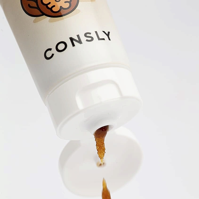 Скраб для лица с черным сахаром и пудрой грецкого ореха купить в VISAGEHALL