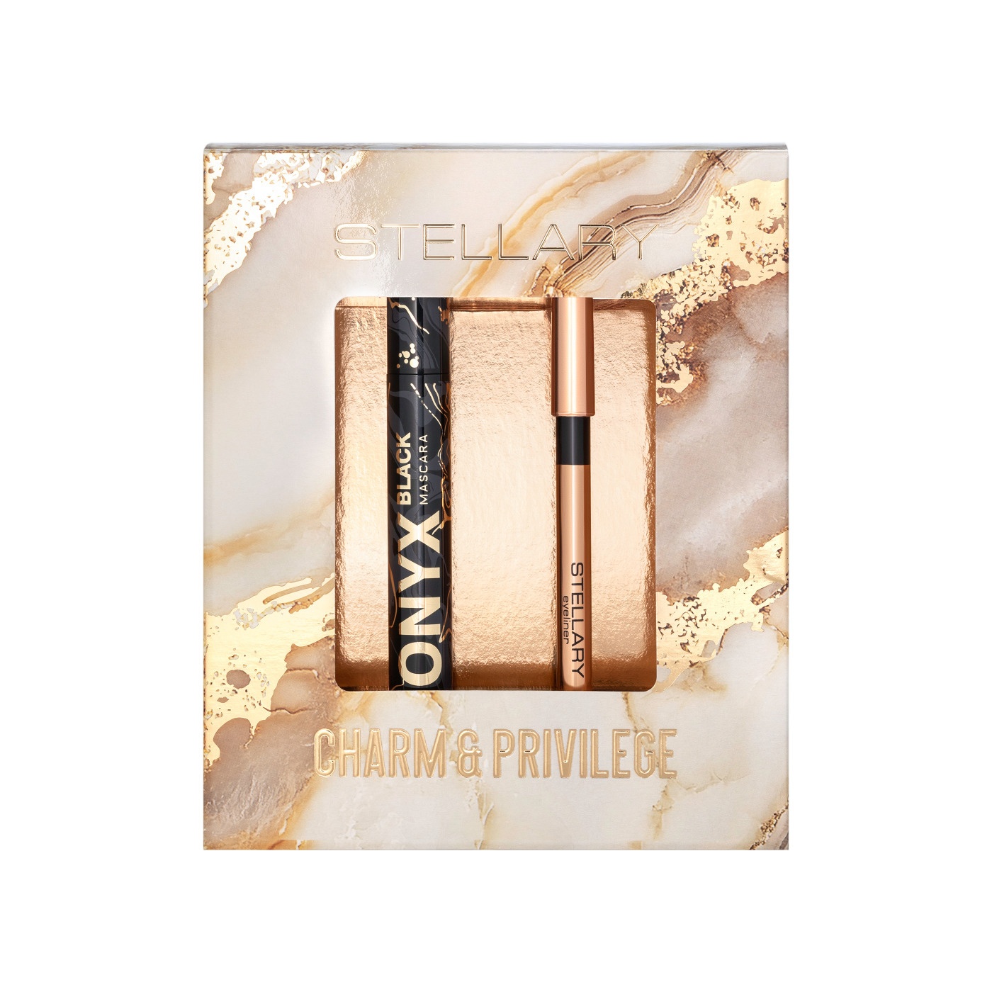 Набор подарочный Stellary Тушь Onyx + Карандаш для глаз купить в VISAGEHALL