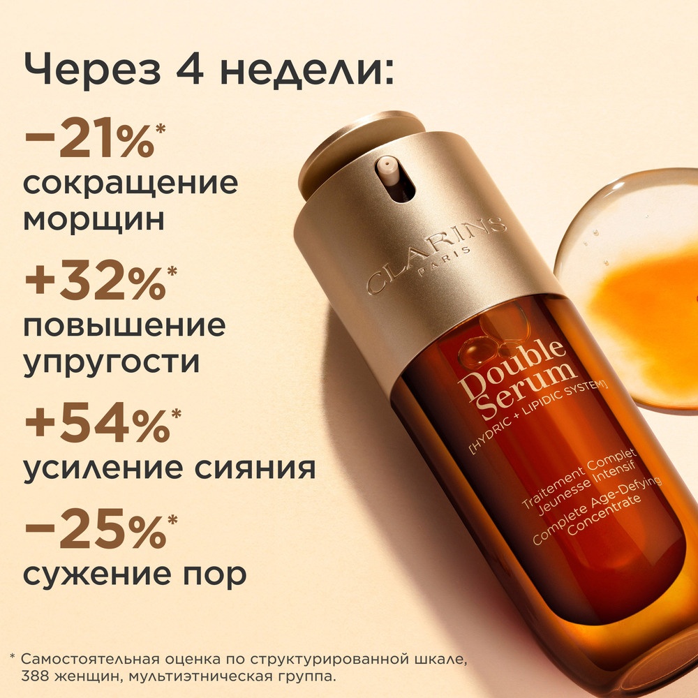 Сыворотка для лица двойная комплексная омолаживающая Double Serum купить в VISAGEHALL