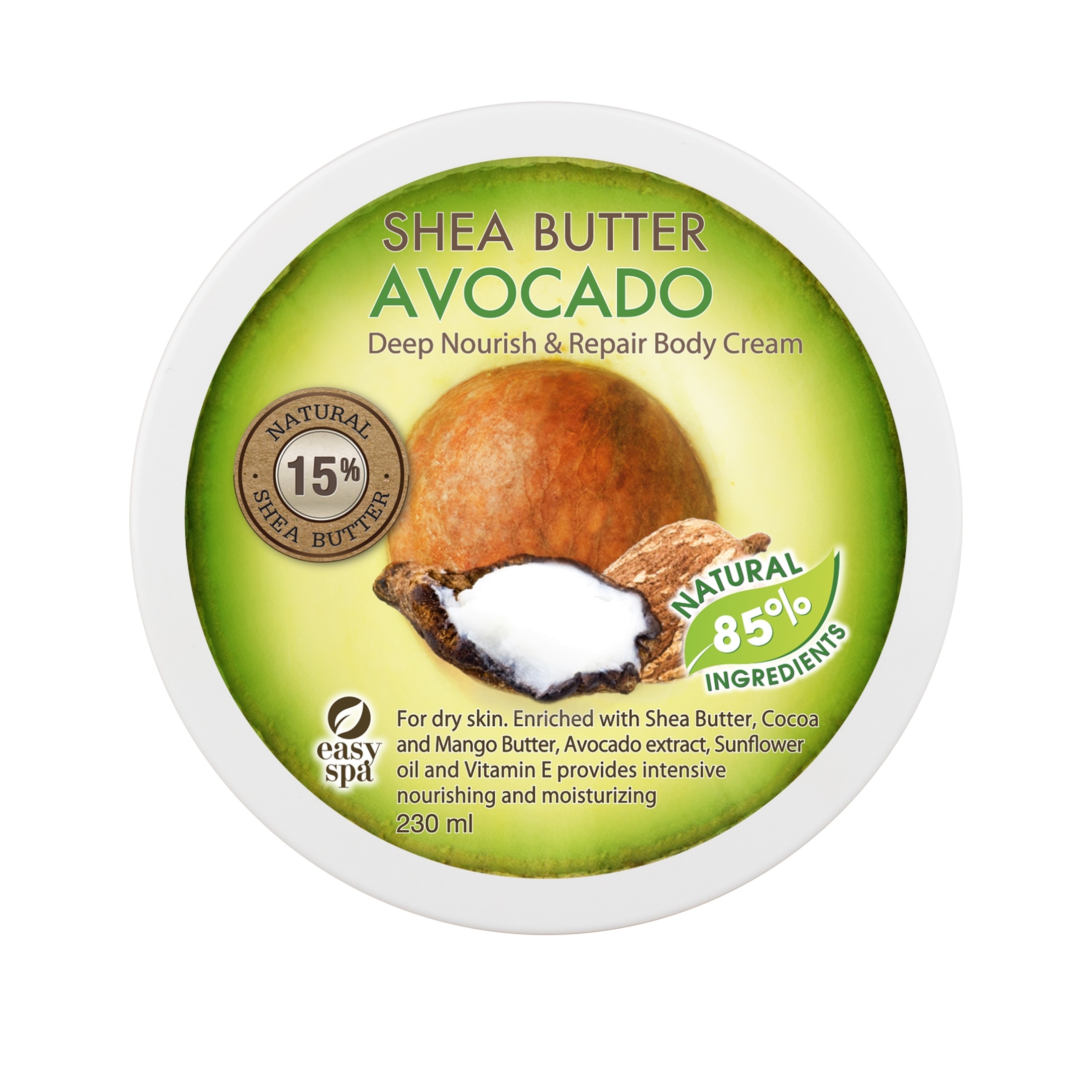 Крем для глубокого питания и восстановления сухой кожи Shea Butter Avocado 230мл VISAGEHALL
