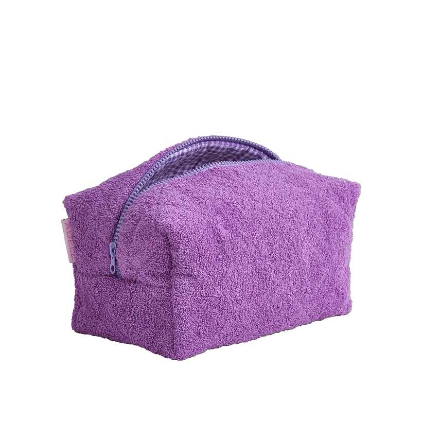 Косметичка махровая Фиолетовая