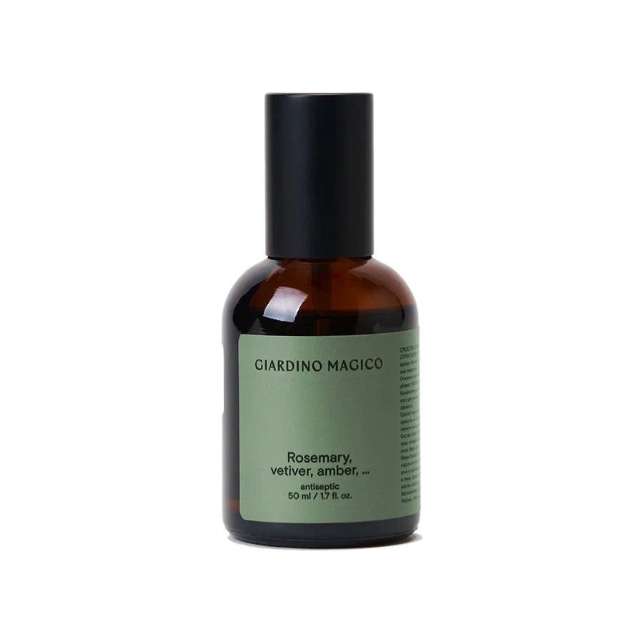 Дезинфицирующая жидкость Rosemary, vetiver, amber, ...