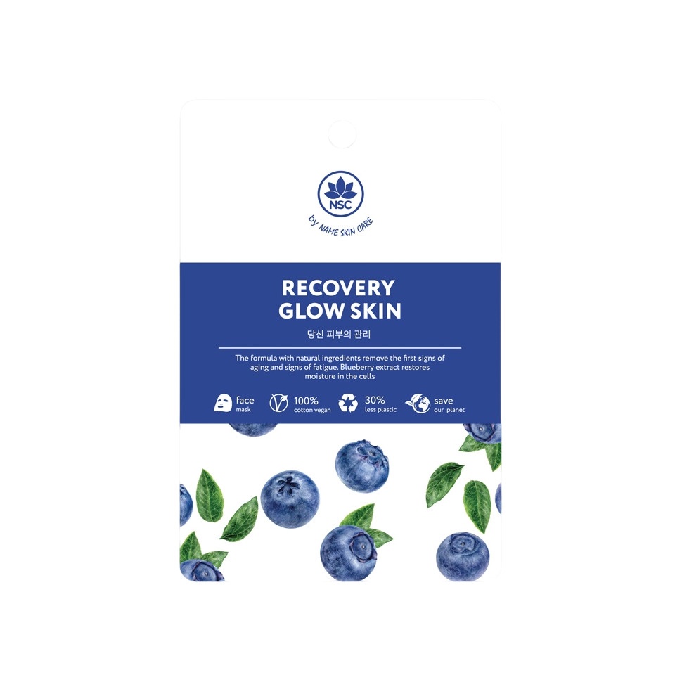 Маска тканевая для лица Recovery Glow skin