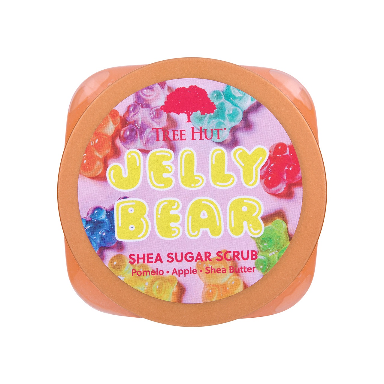 Скраб сахарный для тела с ароматом фруктового мармелада Jelly Bear