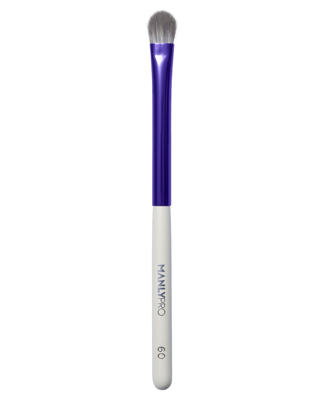 Кисть маленькая плоская многофункциональная для теней, растушевки карандаша К61 купить в VISAGEHALL