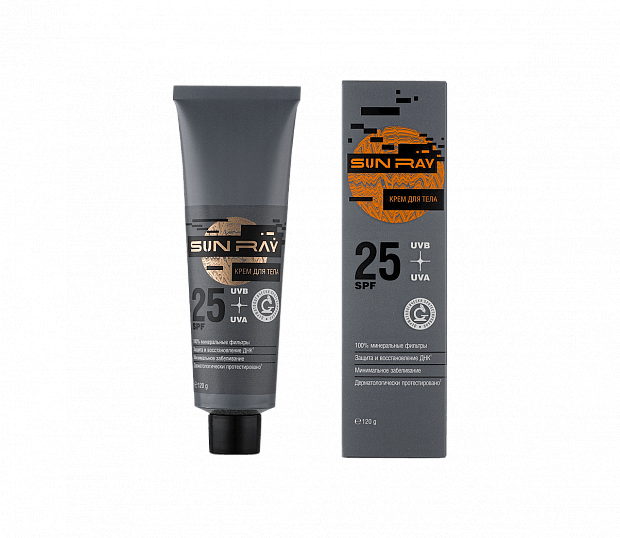 Крем для тела Sun Ray SPF25 магазин VISAGEHALL являющийся официальным дистрибьютором в России