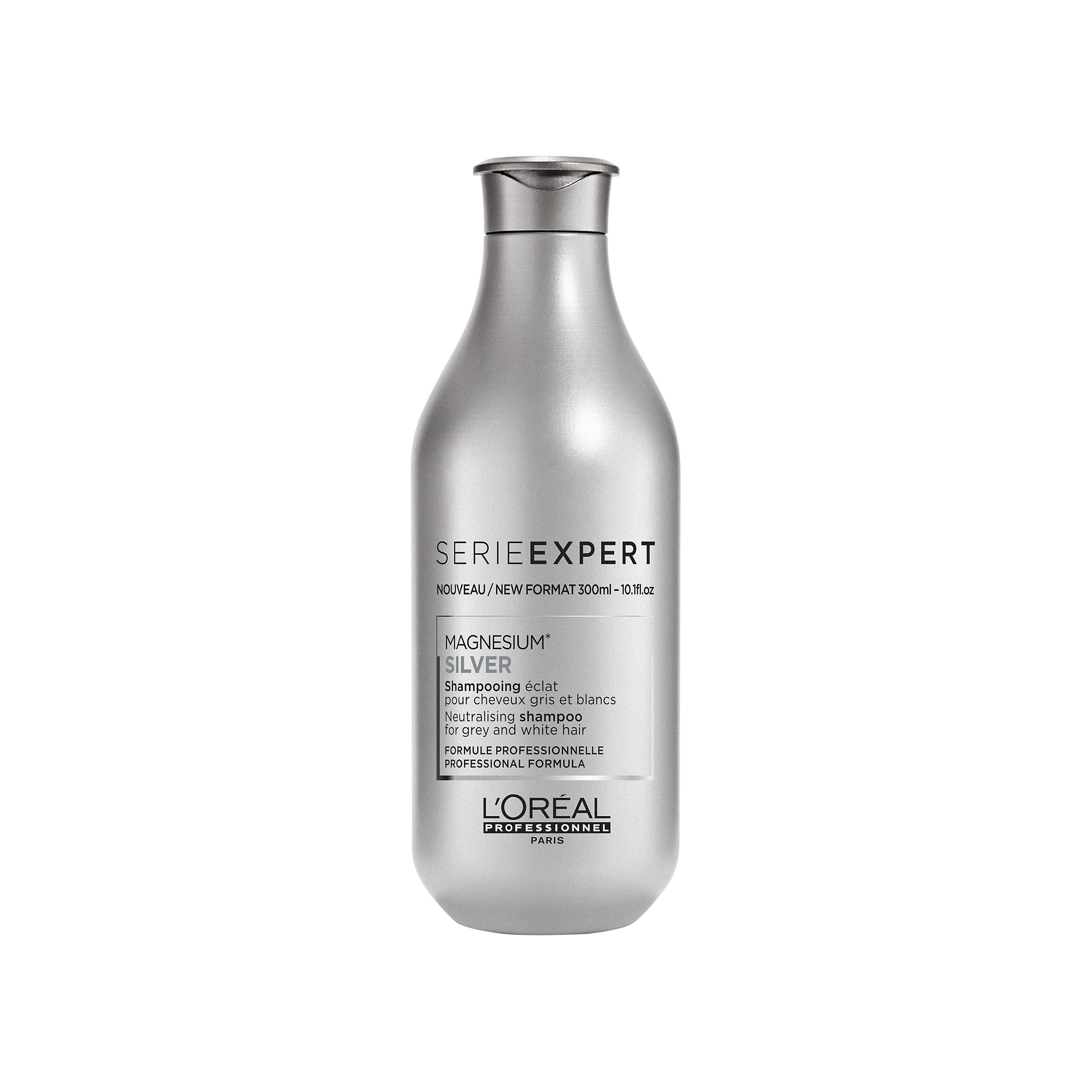 Шампунь для блеска седых волос Serie Expert Magnesium silver 300мл магазин VISAGEHALL являющийся официальным дистрибьютором в России