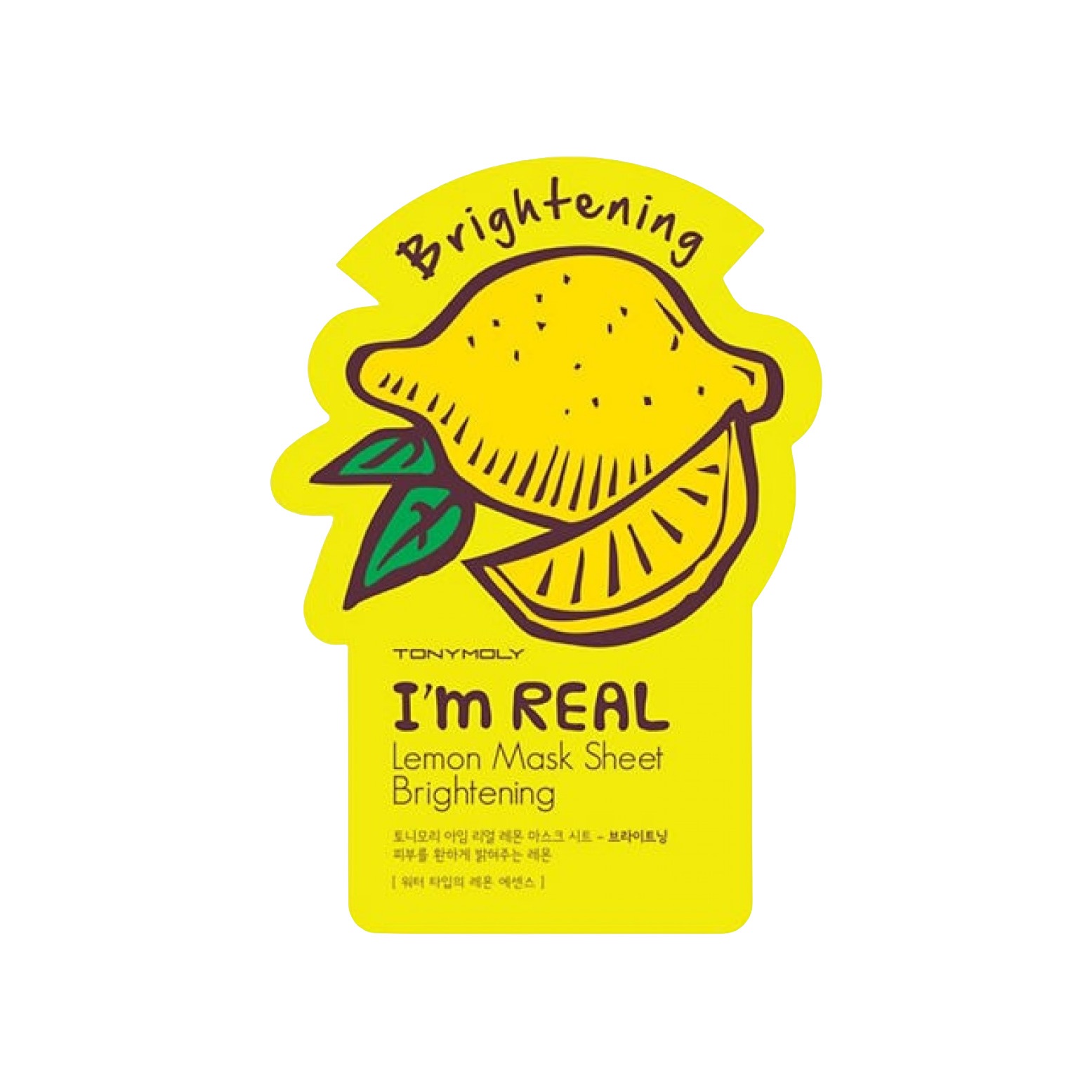 Маска для лица тканевая с экстрактом лимона I'm Real Lemon купить в VISAGEHALL