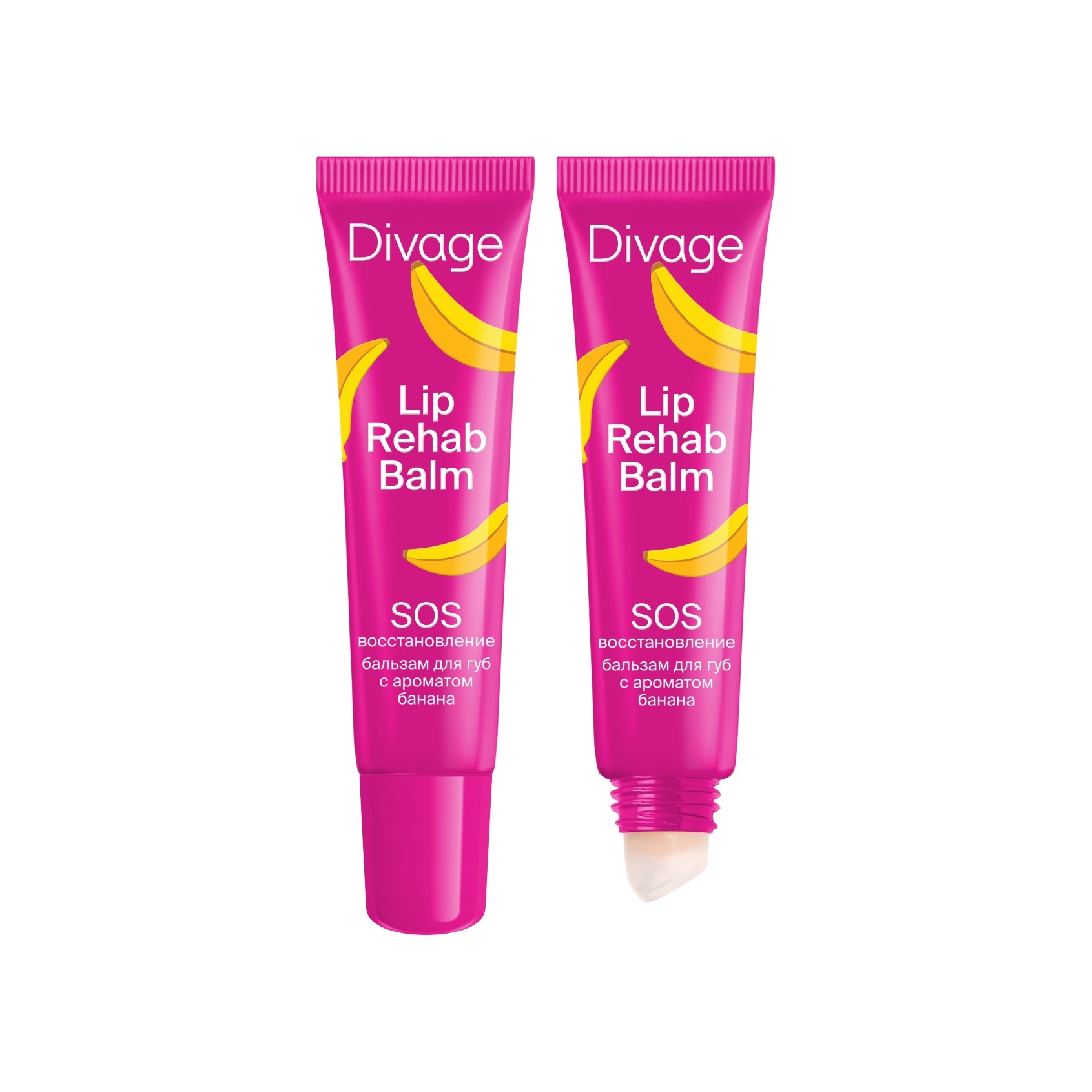 Бальзам для губ с ароматом банана Lip Rehab магазин VISAGEHALL являющийся официальным дистрибьютором в России