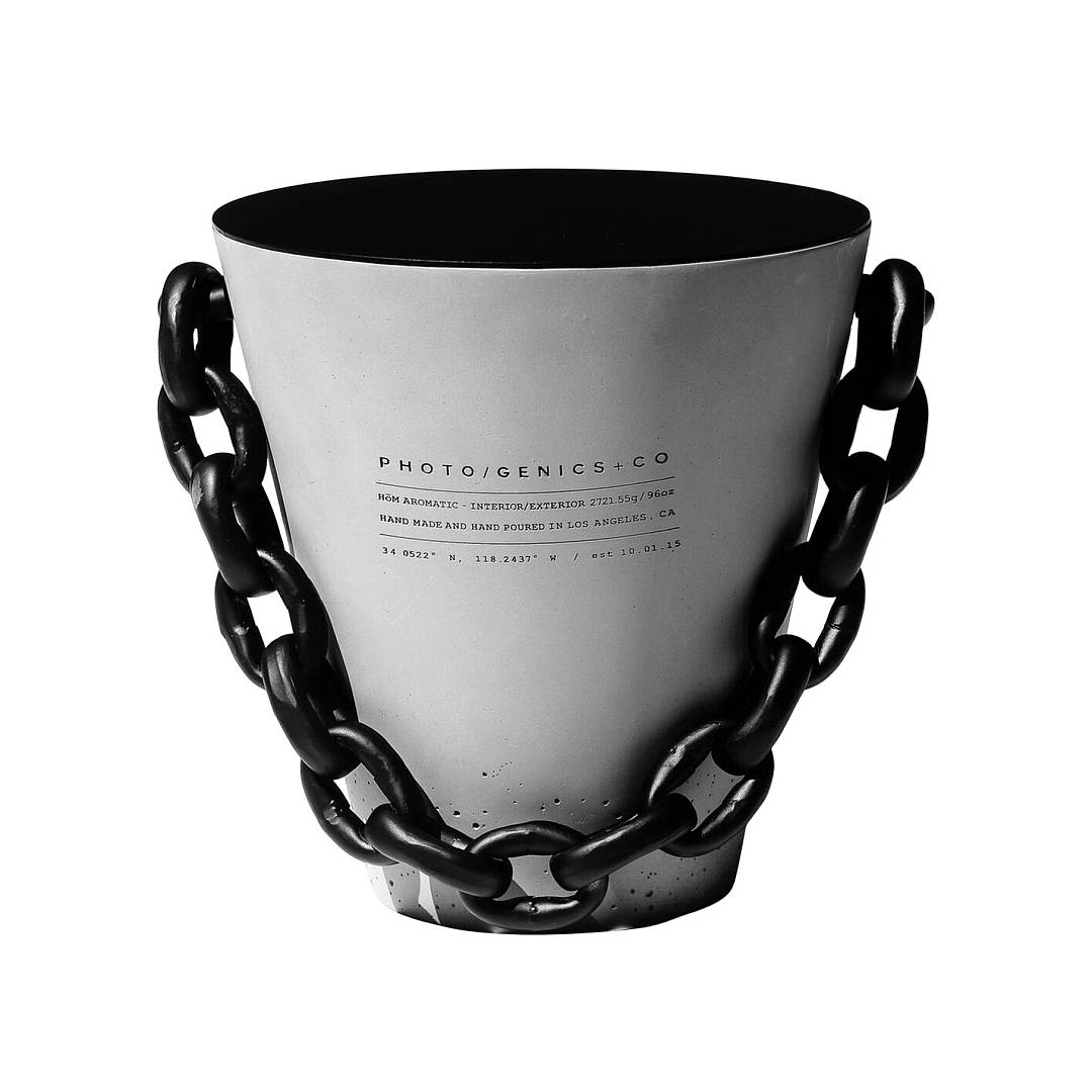 Свеча парфюмированная Betel интерьерная большая XL Concrete Bucket Candle 