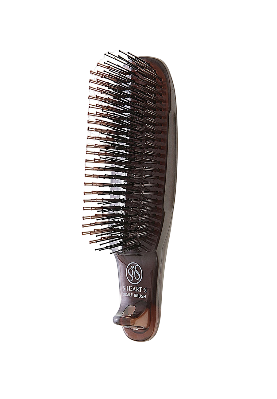 Щетка для волос массажная Scalp Brush Коричневая