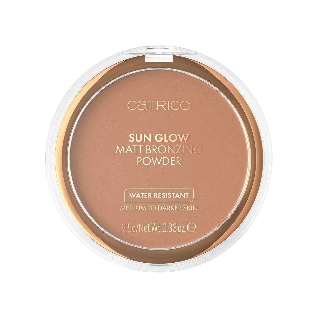 Пудра компактная с эффектом загара Sun Glow Matt Bronzing Powder 035 
