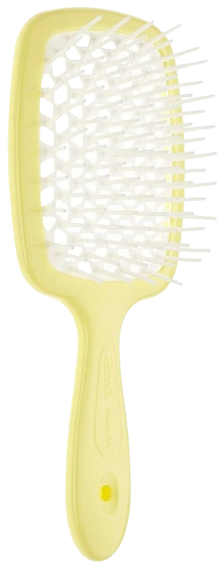 Щетка для волос массажная светло-желтая Superbrush