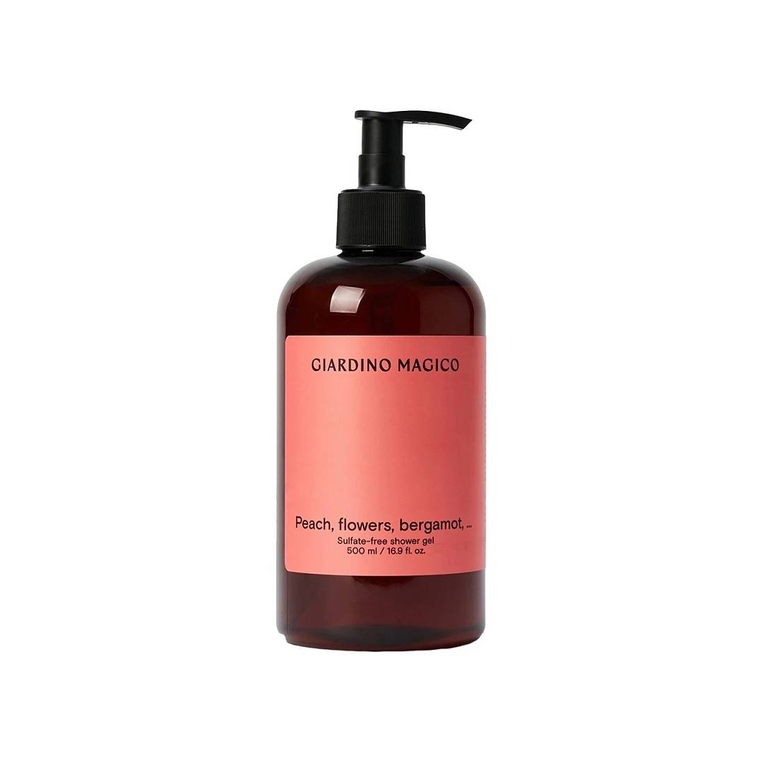 Гель для душа бессульфатный Peach, flowers, bergamot...