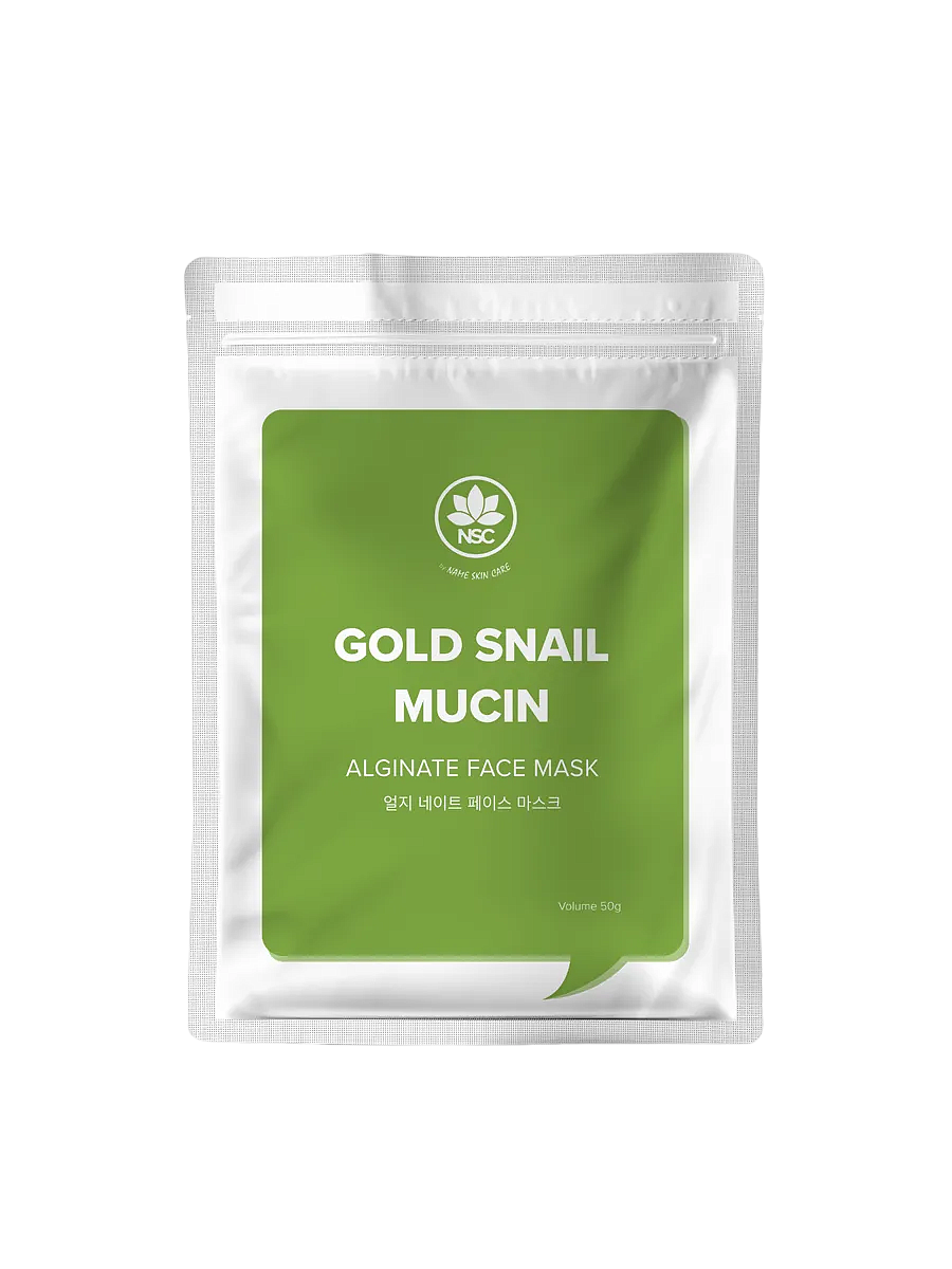 Маска альгинатная для лица Gold Snail mucin