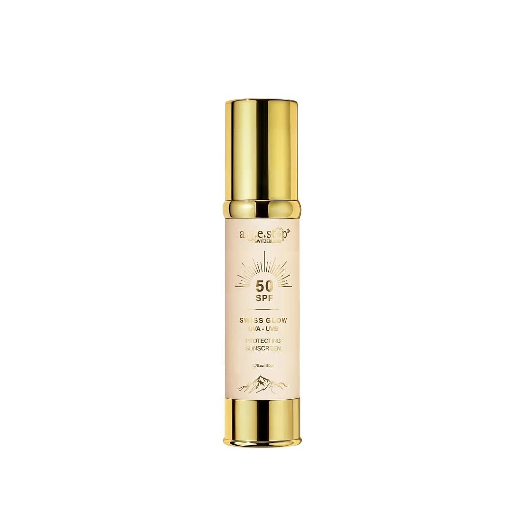 Солнцезащитный крем-флюид Swiss Glow UVA-UVB Protecting Sunscreen SPF50