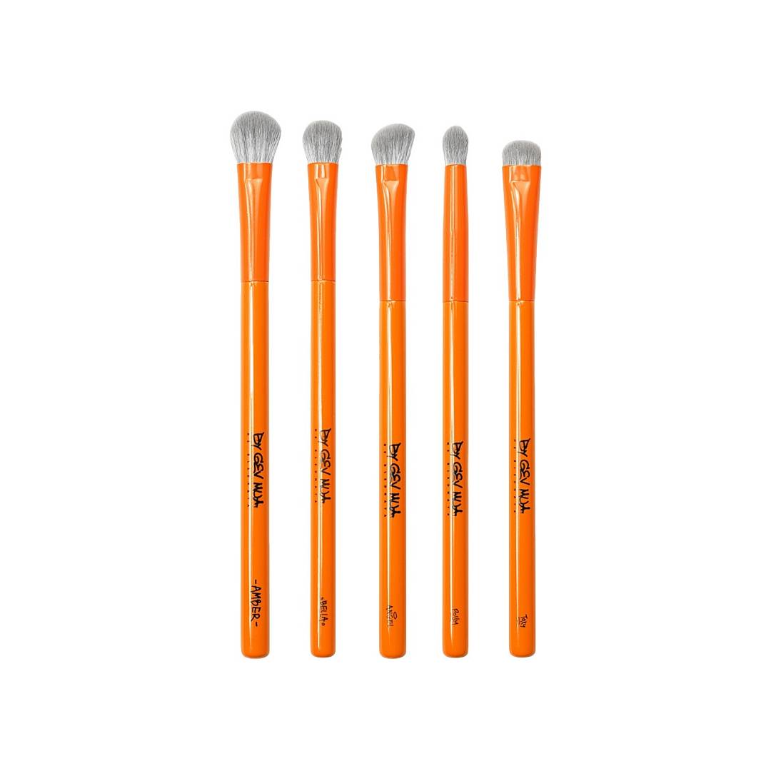 Набор кистей лимитированный для глаз Bigicy Orange Medness