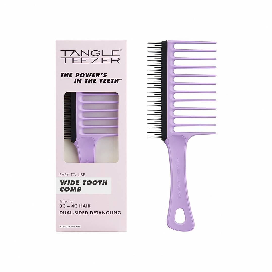 Расческа-гребень Wide Tooth Comb Purple Passion