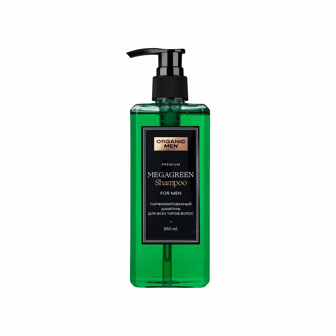 Шампунь для всех типов волос парфюмированный MegaGreen