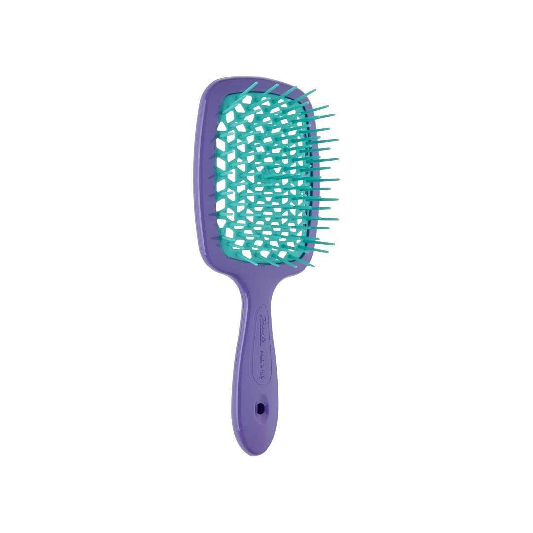 Щетка для волос фиолетовый, голубой Superbrush