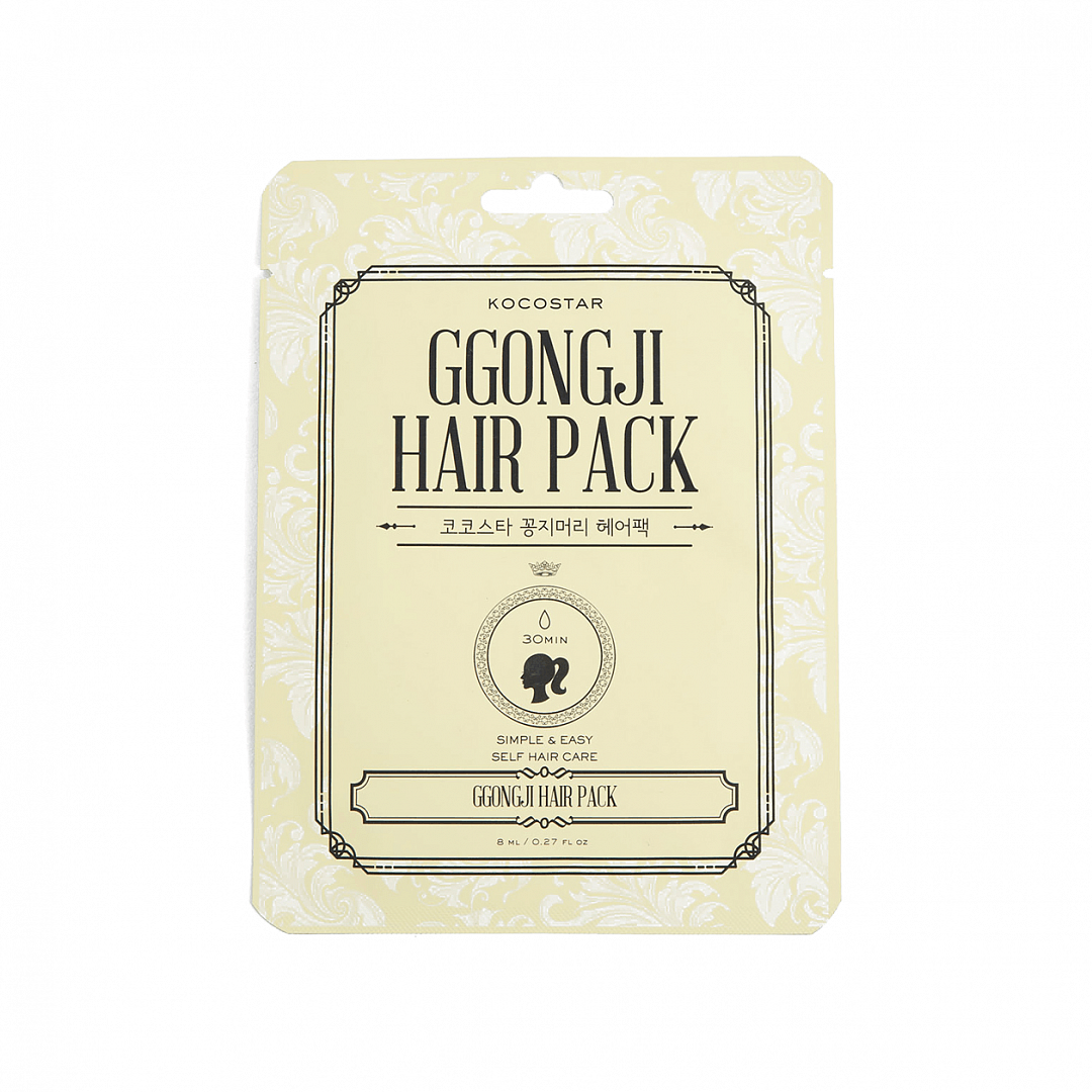 Маска восстанавливающая для поврежденных волос Конский хвост Ggongji Hair Pack