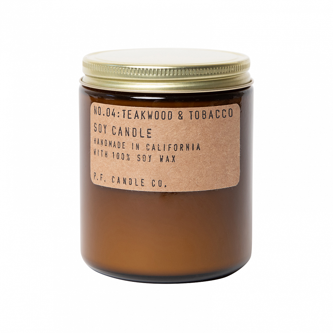 Свеча Тиковое дерево и Табак Teakwood & Tobacco NO. 04