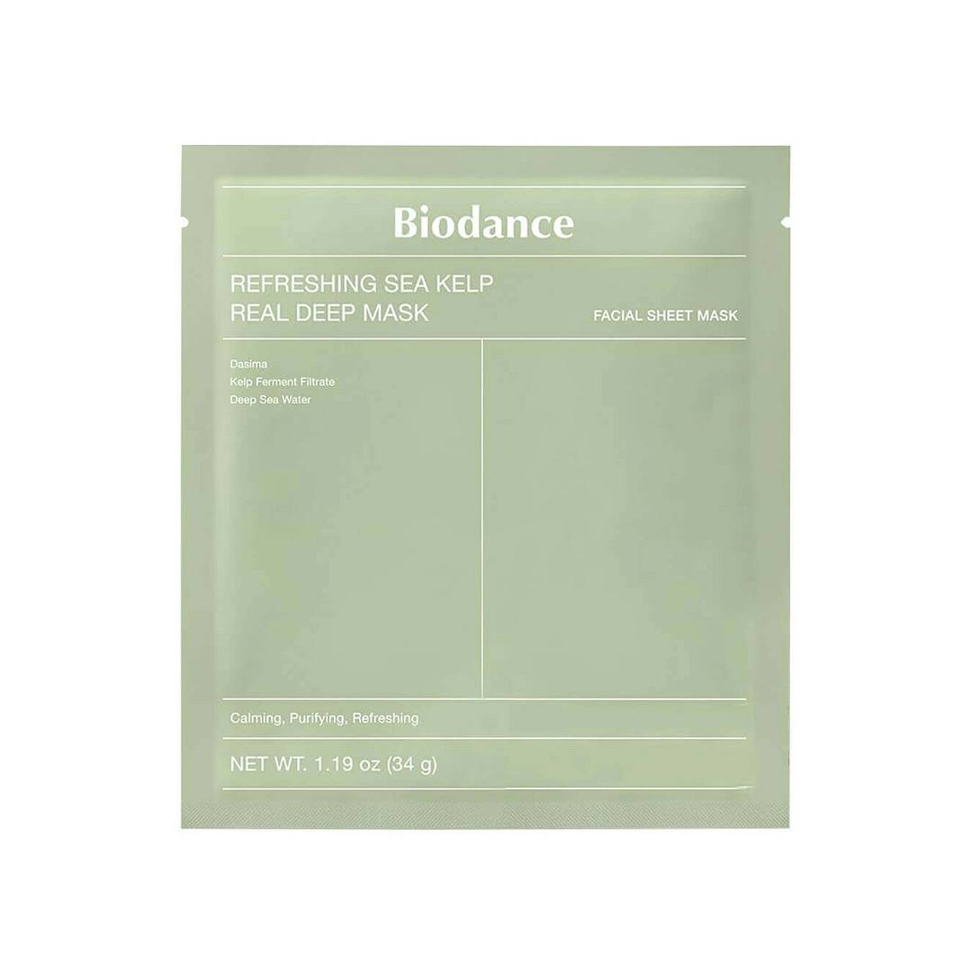 Маска гидрогелевая с морскими водорослями Refreshing Sea Kelp Real Deep Mask