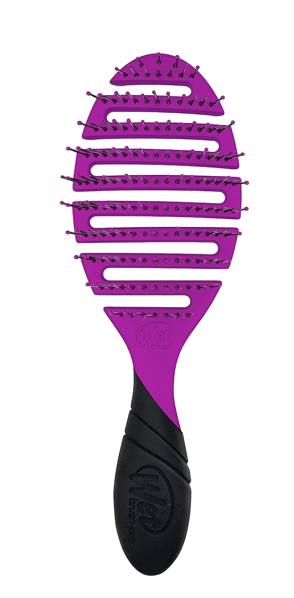 Щетка для быстрой сушки волос фиолетовая Pro Flex Dry