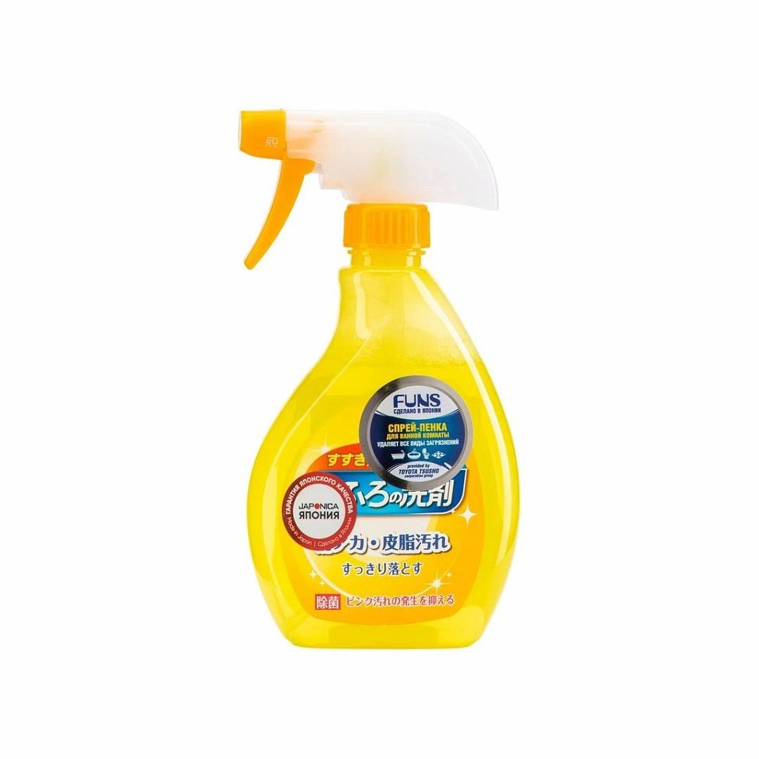 Спрей-пенка чистящая для ванной комнаты с ароматом апельсина и мяты