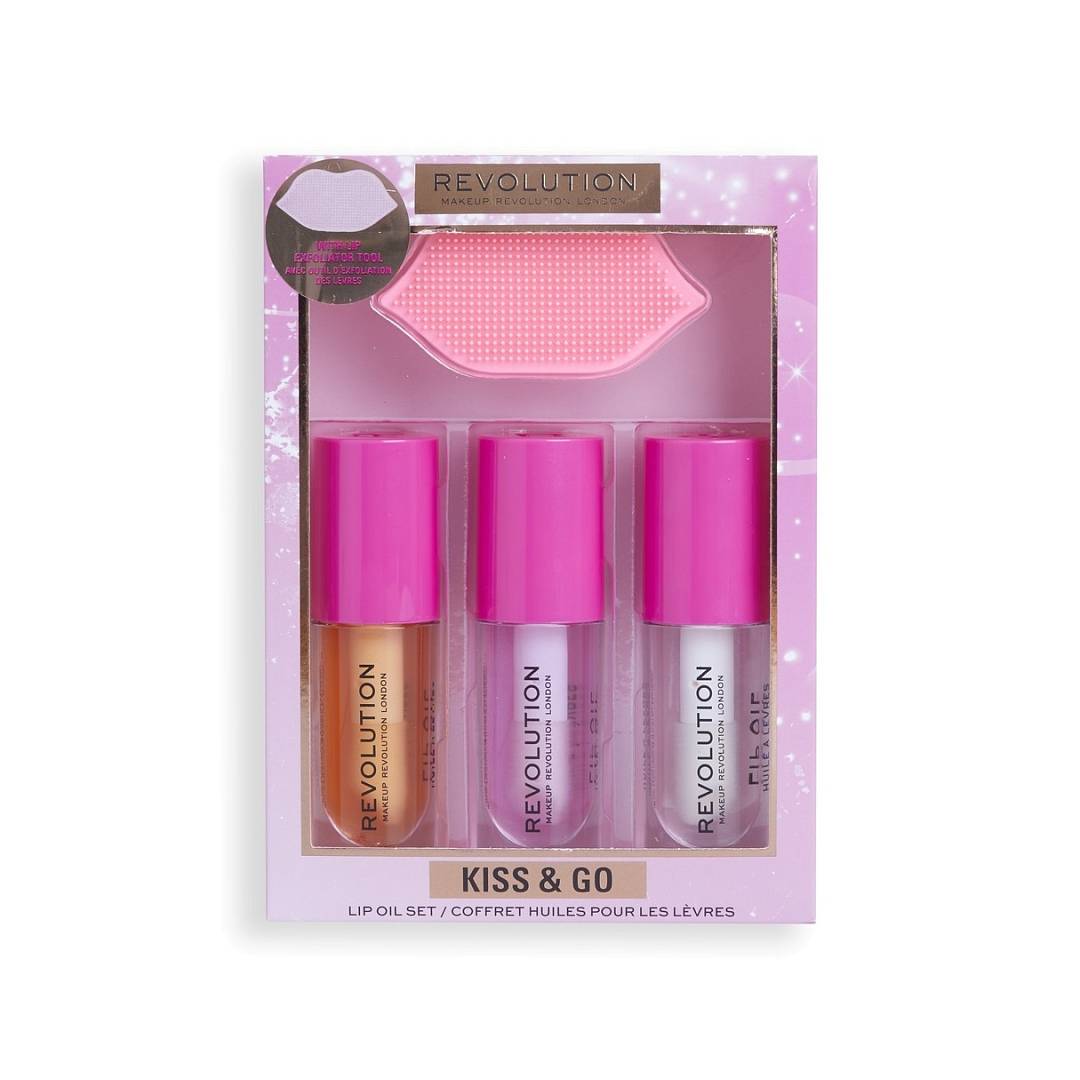 набор Kiss & Go Lip Oil Set