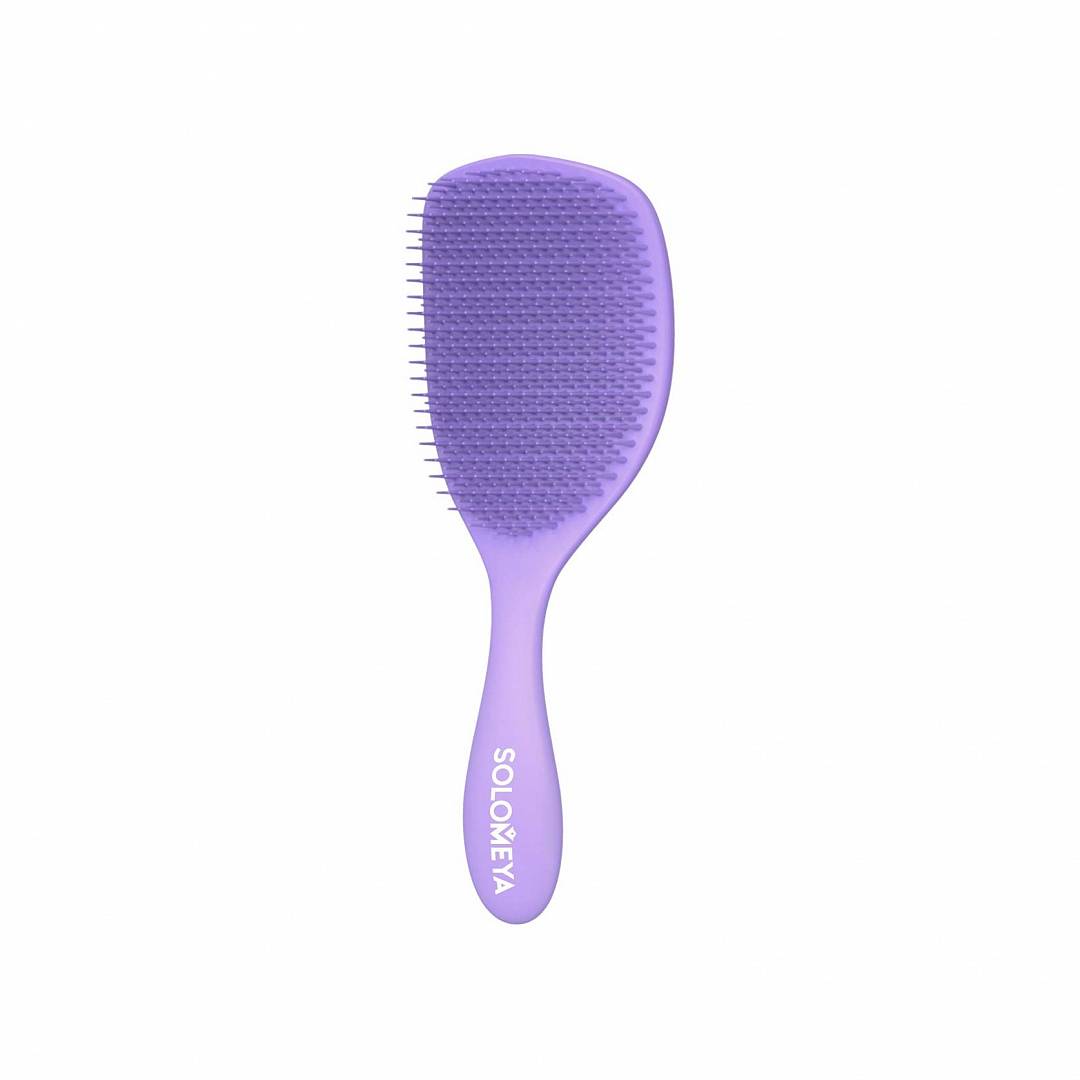 Расческа для сухих и влажных волос Wet Detangler Brush Cushion Lavender