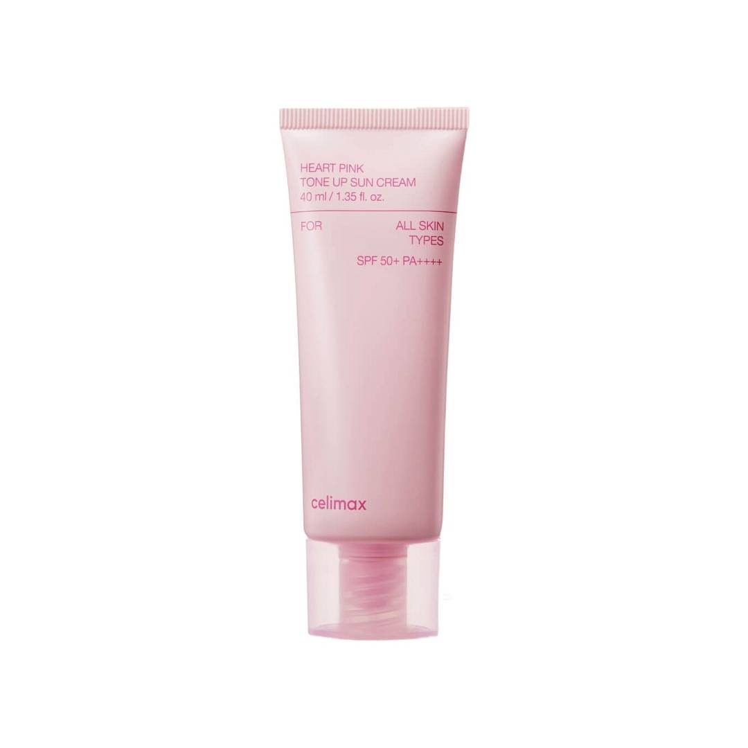 Солнцезащитный крем для сияния кожи Heart Pink Tone Up Sun Cream SPF50+ PA++++
