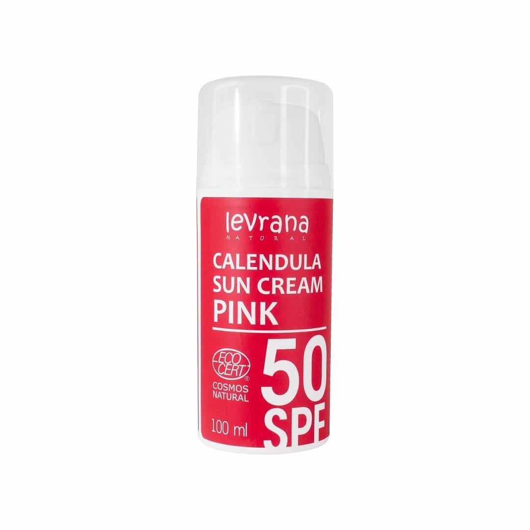 Крем для тела солнцезащитный Календула pink SPF50