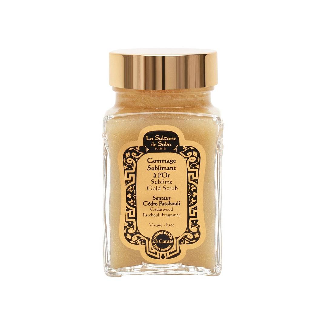 Скраб для лица c ароматом кедра и пачули Sublime Gold