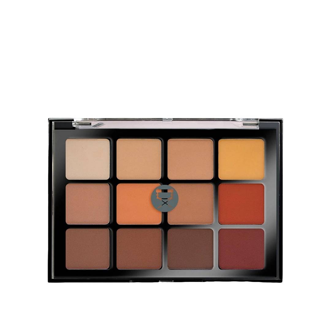 Палетка матовых теней для век PRO Warm Matte