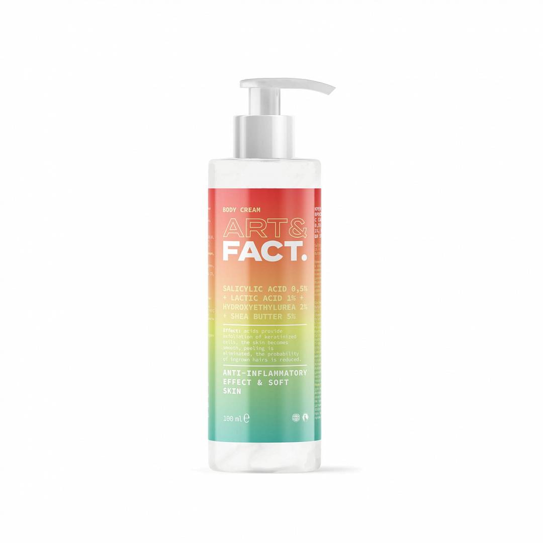 Крем для тела против вросших волос Salicylic Acid 0,5% + Lactic Acid 1%